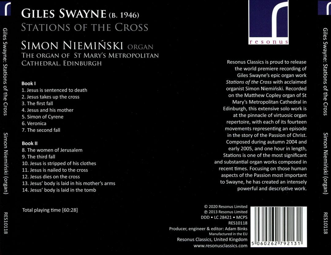 Giles Swayne: Stations of the Cross cover art