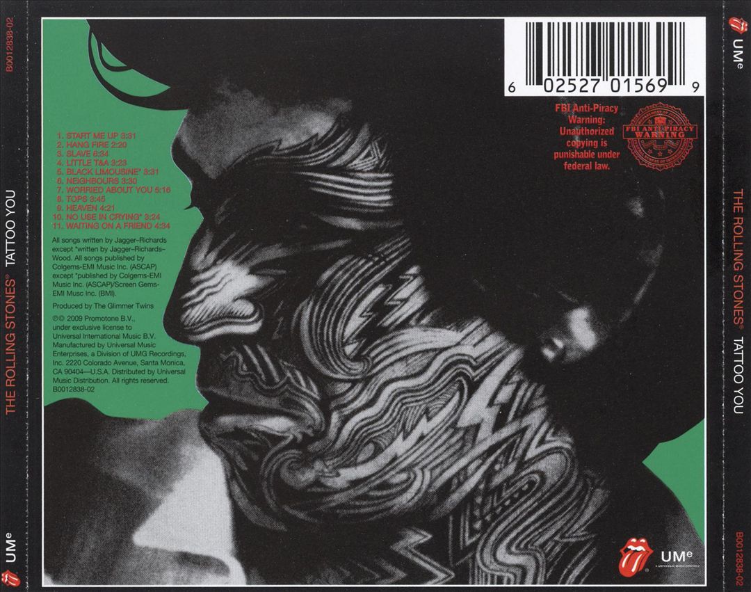 Tattoo You cover art