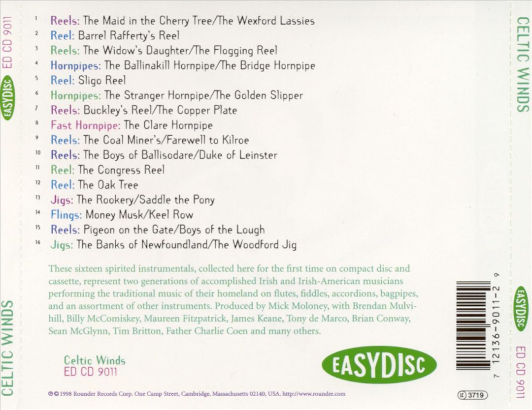 Celtic Winds: Irish Music in America cover art