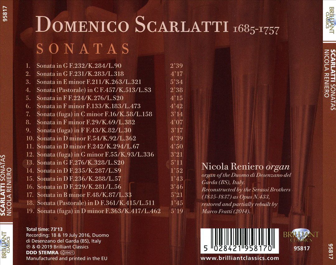 D. Scarlatti: Sonatas cover art