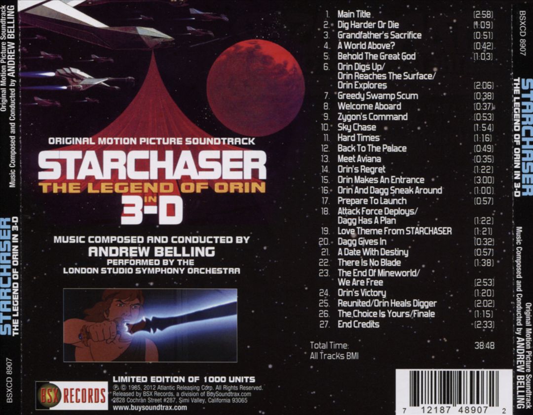 Starchaser: The Legend of Orin cover art