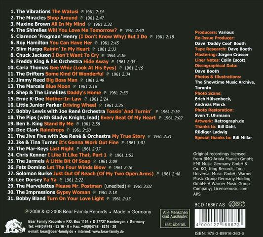 Sweet Soul Music: 1961 cover art