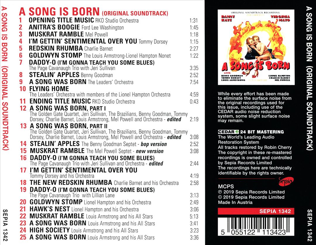 Song Is Born [Original Soundtrack Recording] cover art