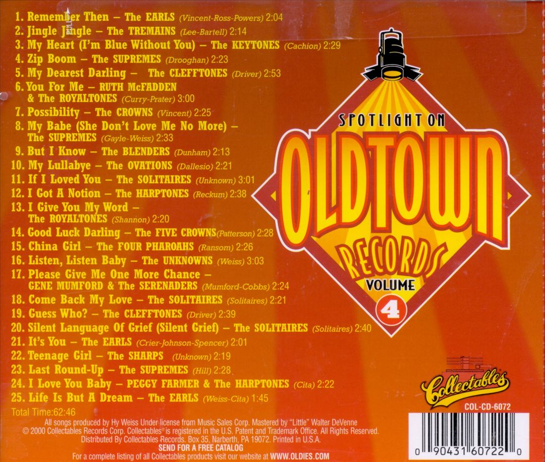 Spotlite on Old Town Records, Vol. 4 cover art