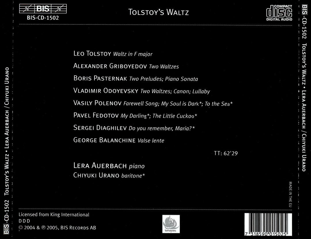 Tolstoy's Waltz cover art