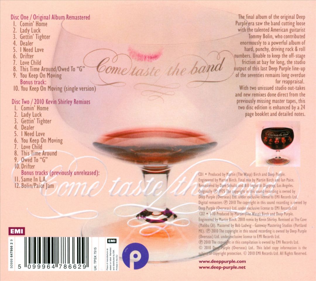 Come Taste the Band [35th Anniversary Edition] cover art