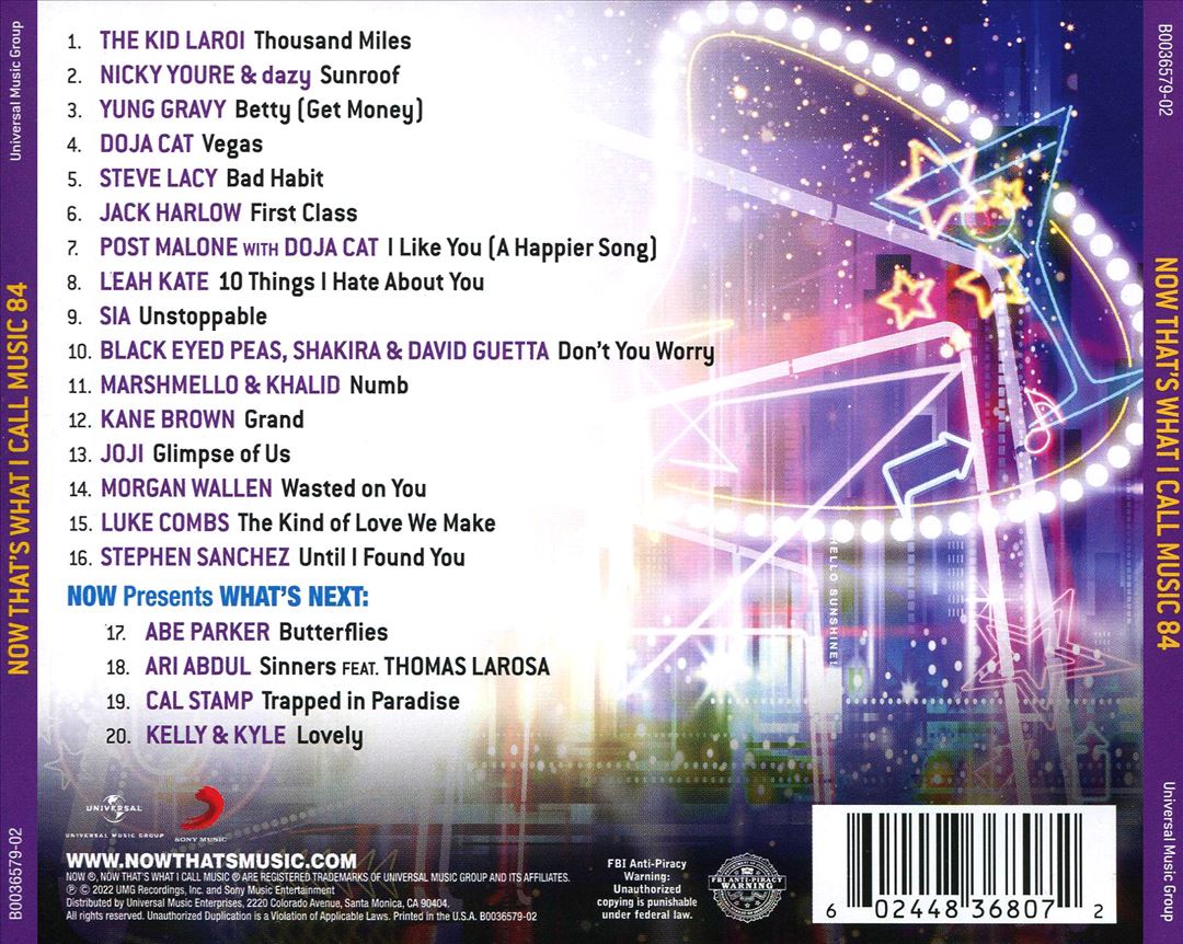 Now 84 cover art