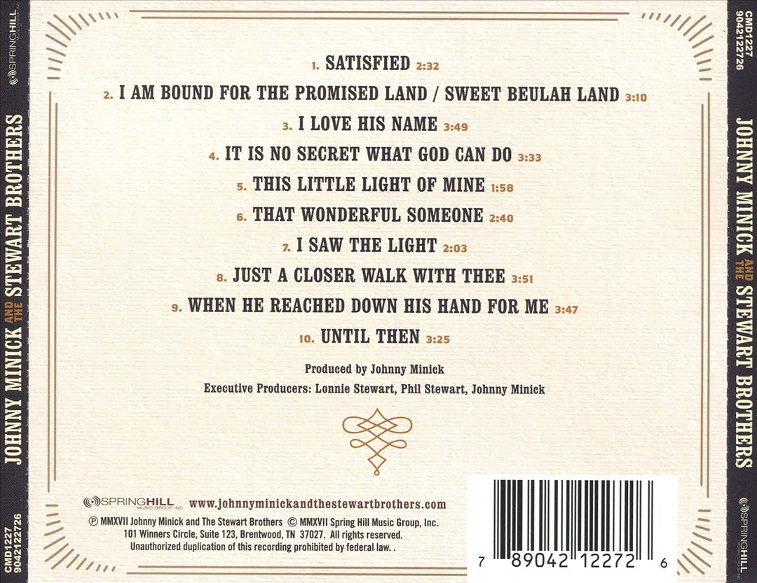 Johnny Minick & The Stewart Brothers cover art