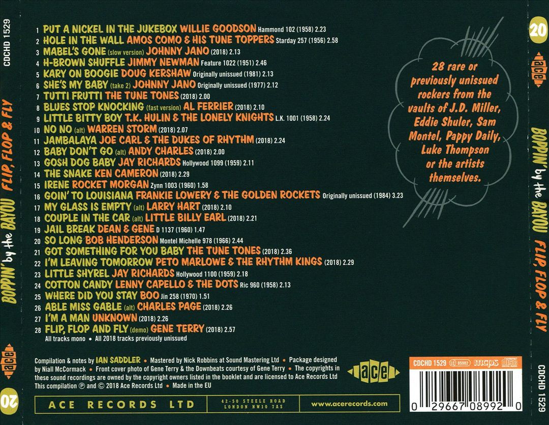 Boppin' by the Bayou: Flip, Flop & Fly cover art