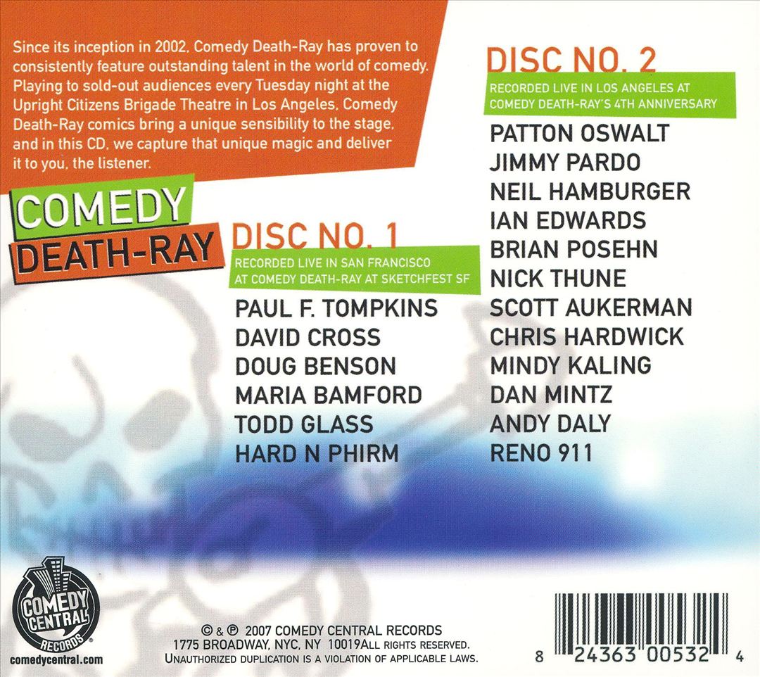 Comedy Death-Ray cover art