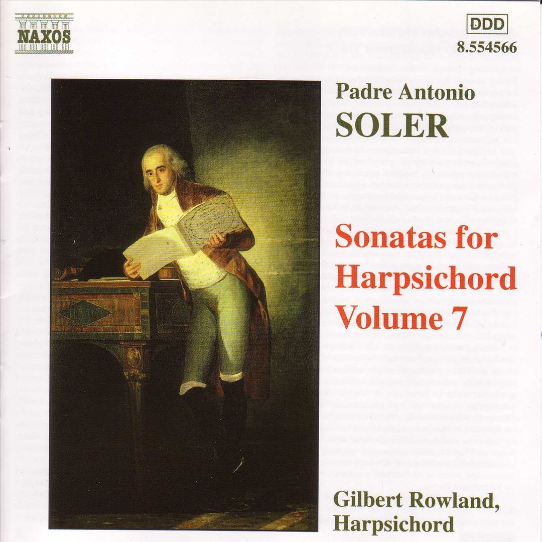 Padre Antonio Soler: Sonatas for Harpsichord Vol. 3 cover art