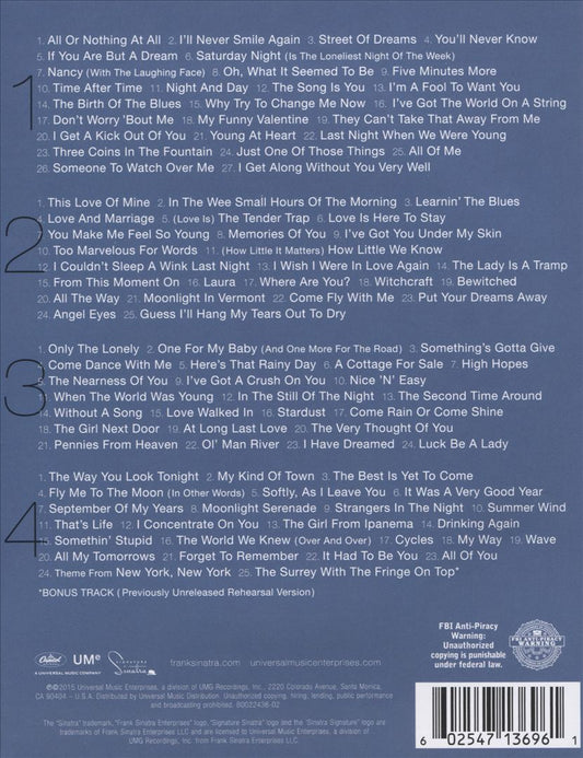 Ultimate Sinatra [Four-Disc] cover art