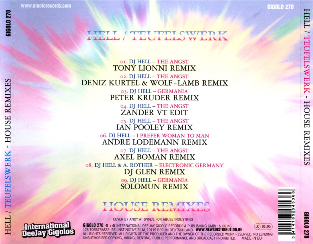 Teufelswerk: House Remixes cover art