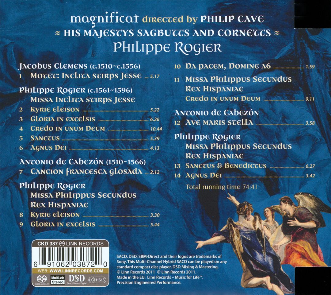 Philippe Rogier: Music from the Missae Sex cover art