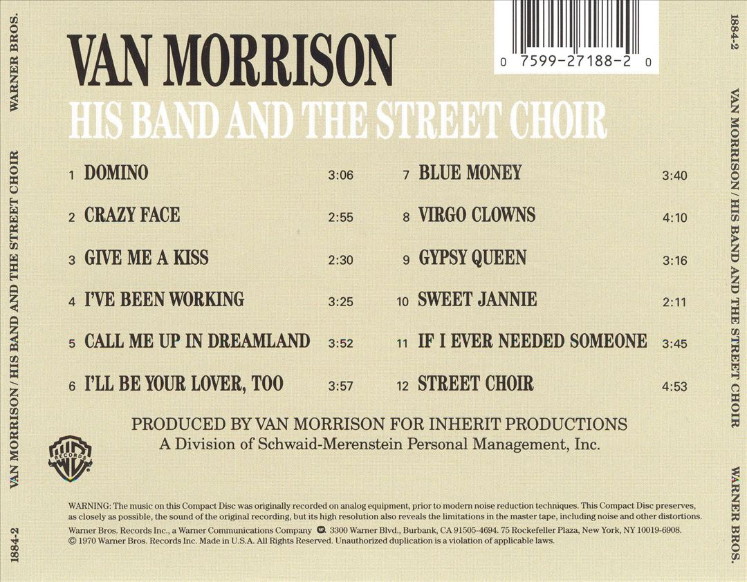 His Band and the Street Choir cover art