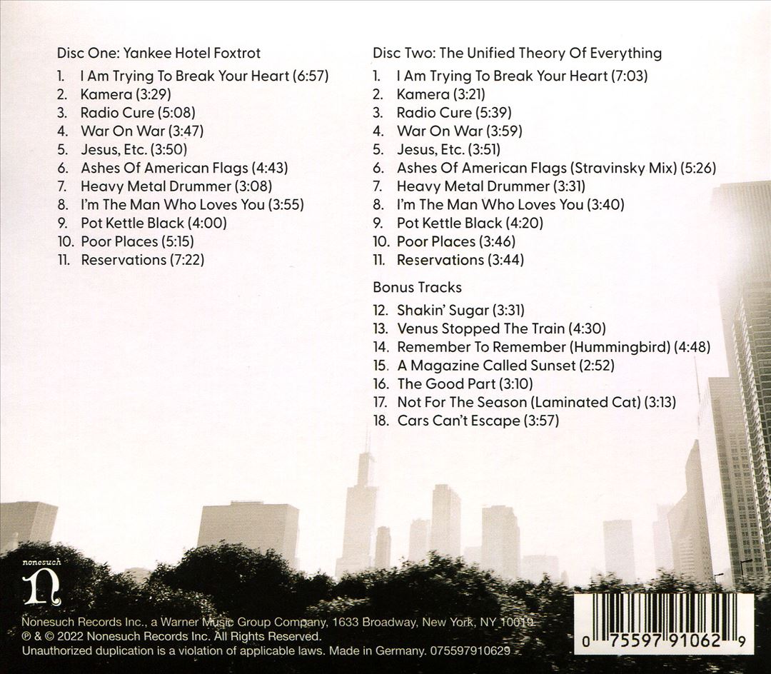 Yankee Hotel Foxtrot [Expanded Edition] cover art
