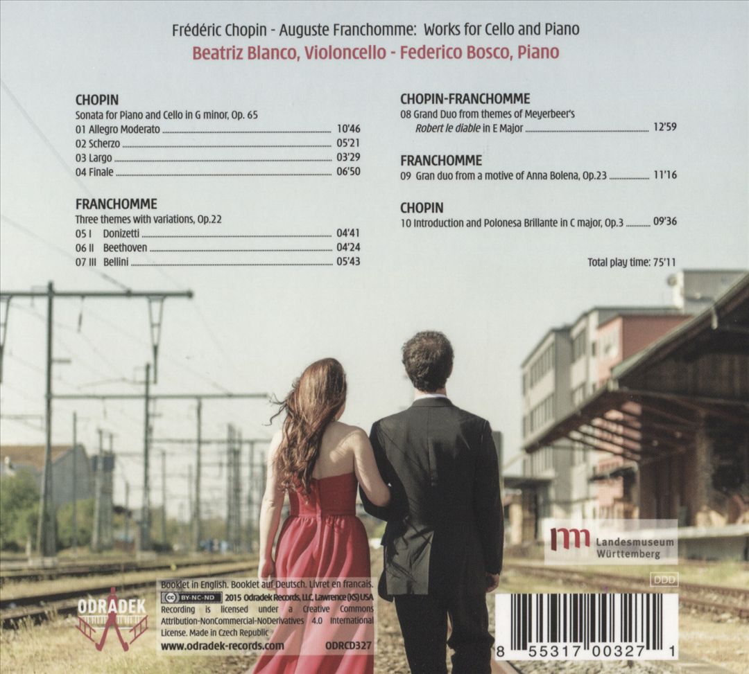 Mon Ami: Chopin, Franchomme - Works for Cello and Piano cover art