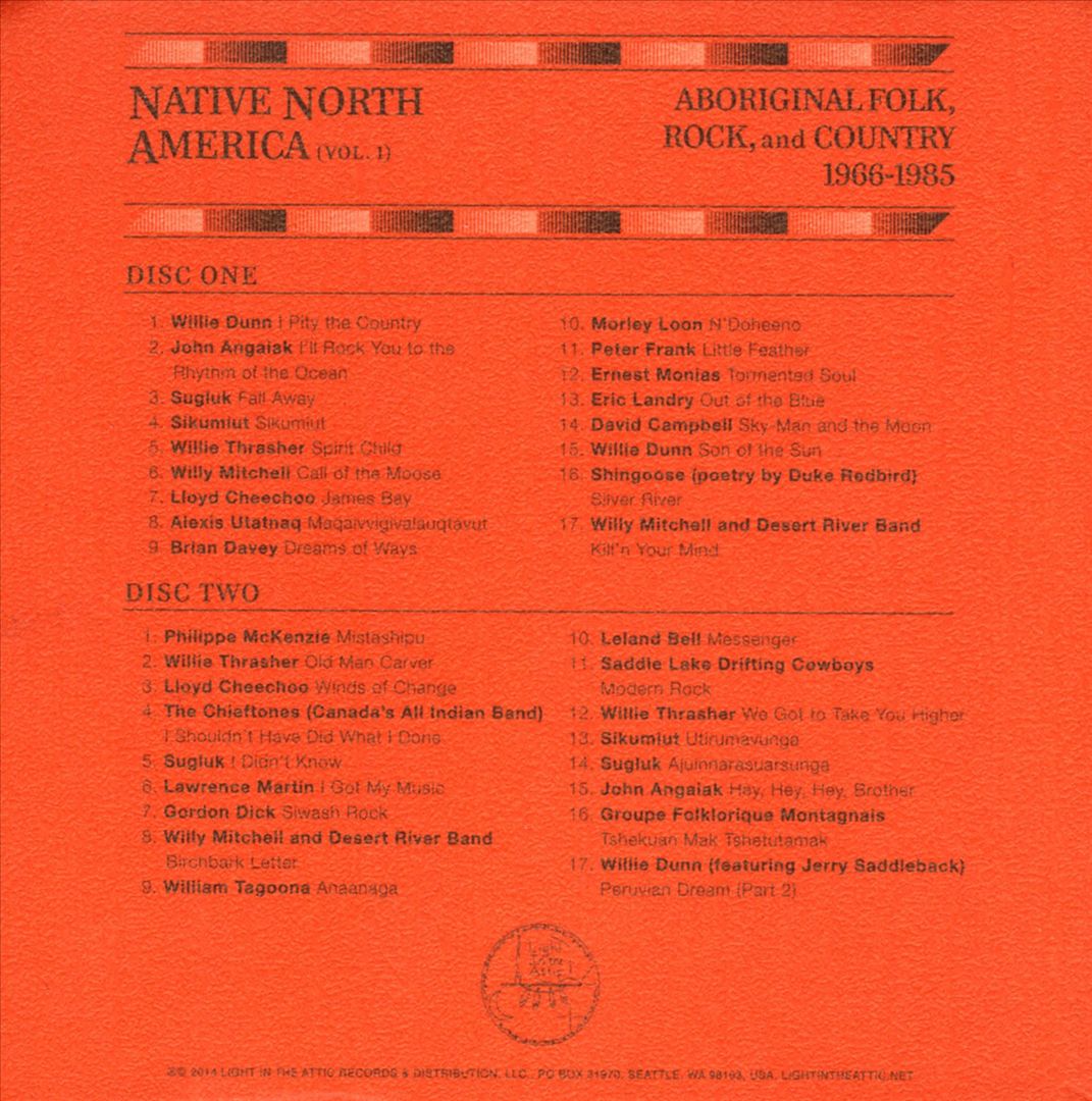 Native North America, Vol.1: Aboriginal Folk, Rock and Country 1966-1985 cover art