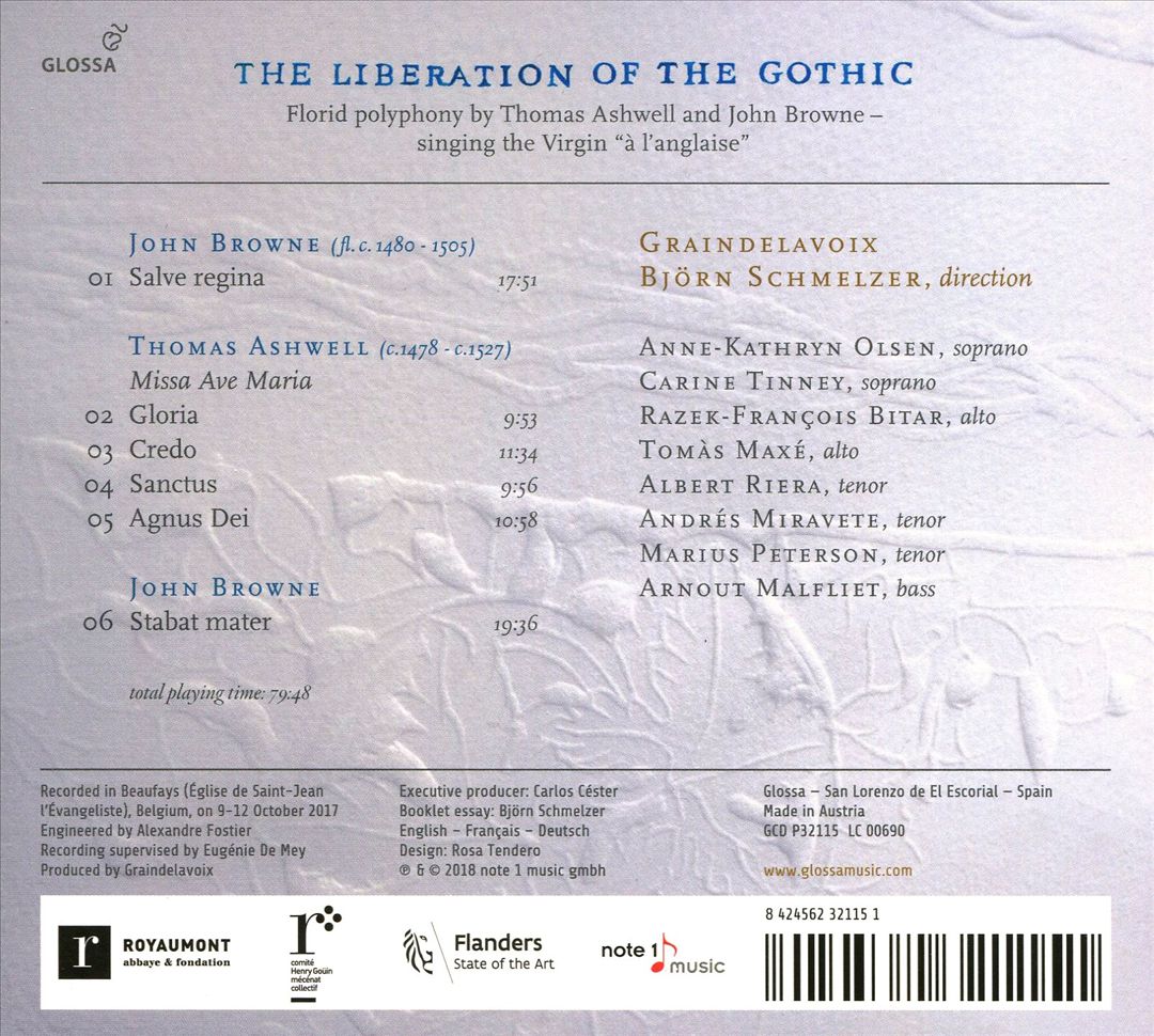 Liberation of Gothic: Florid Polyphony by Thomas Ashwell and John Browne cover art