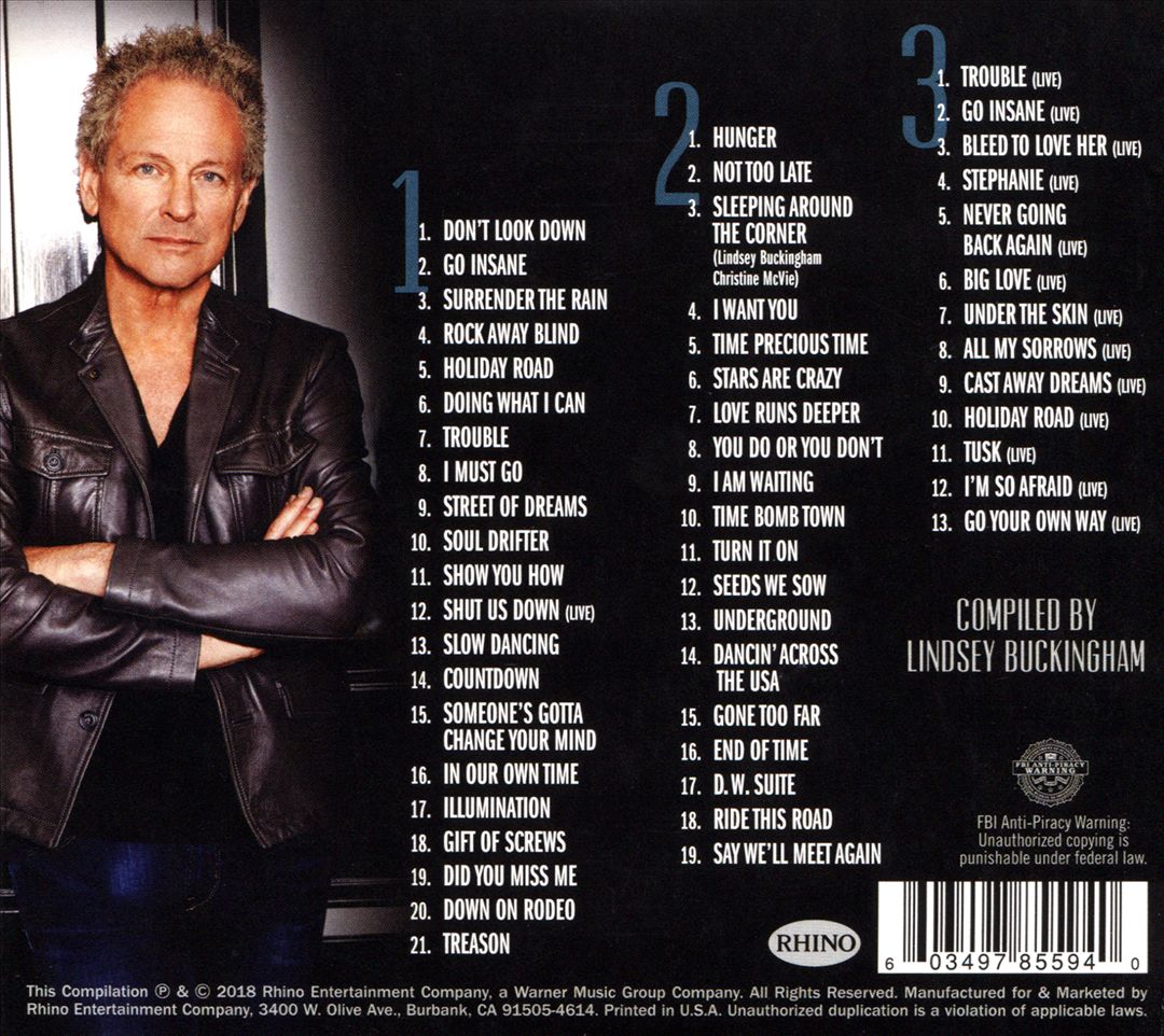 Solo Anthology: The Best of Lindsey Buckingham [Deluxe Edition] cover art