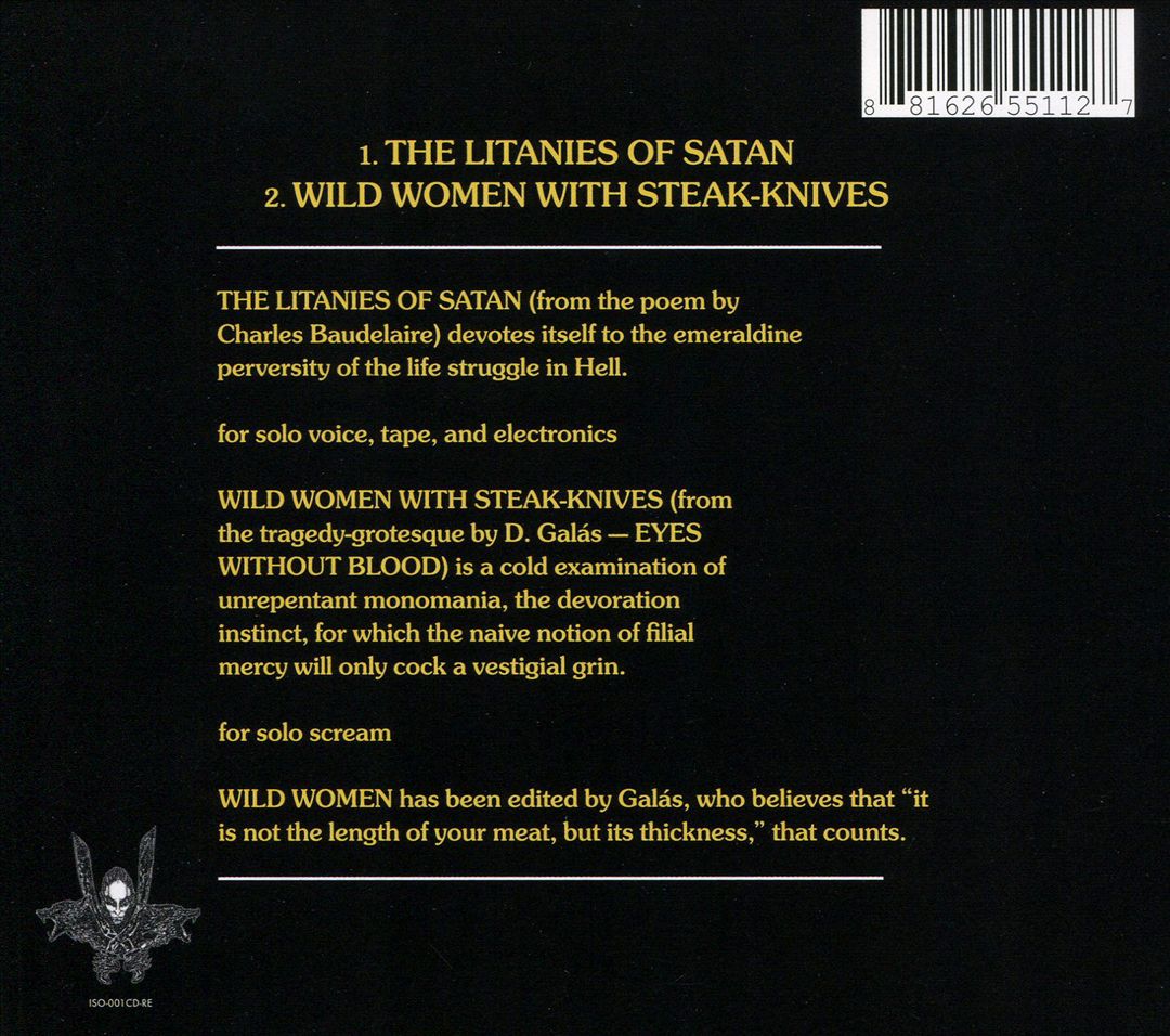 Litanies of Satan cover art