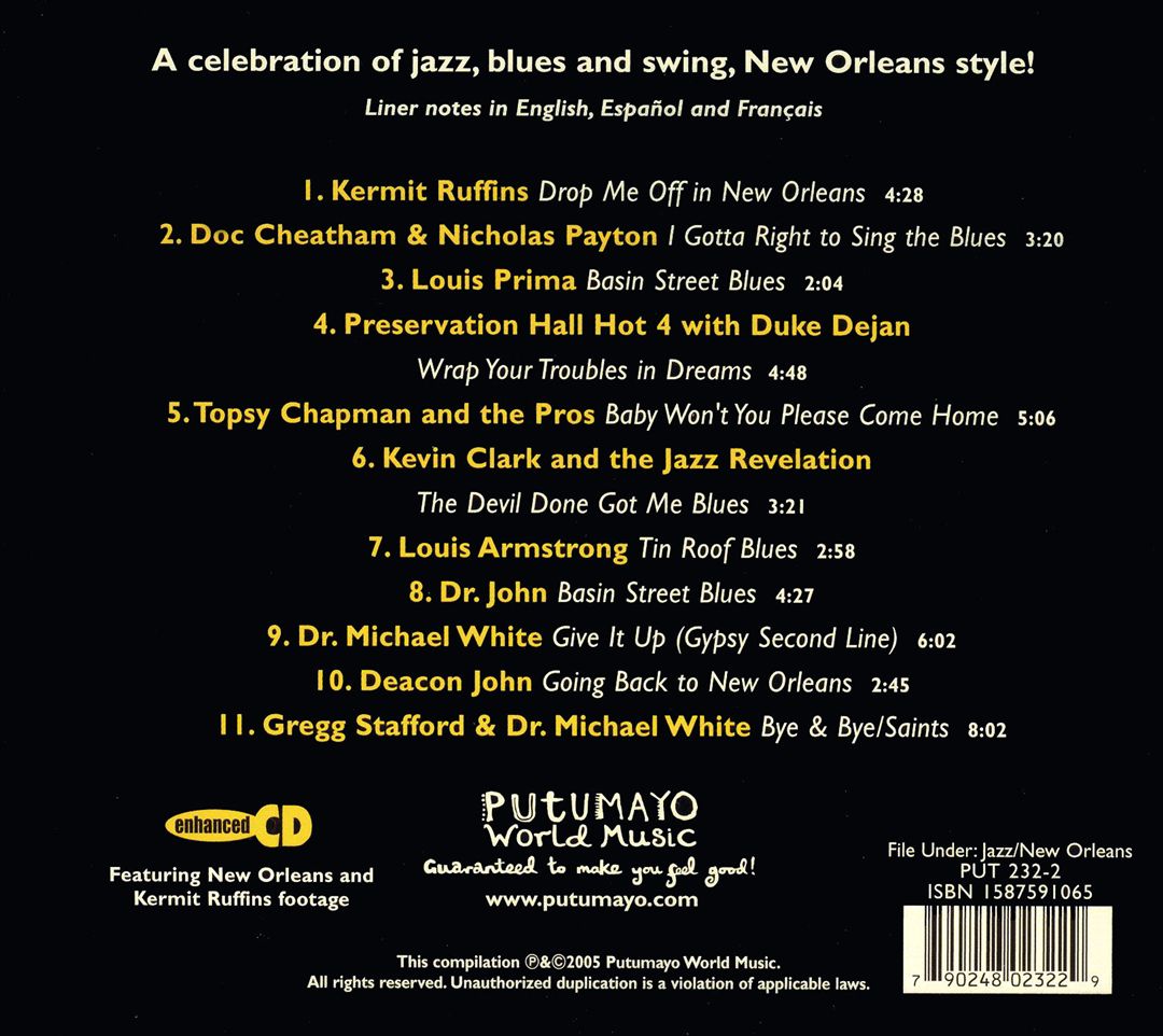 Putumayo Presents: New Orleans cover art