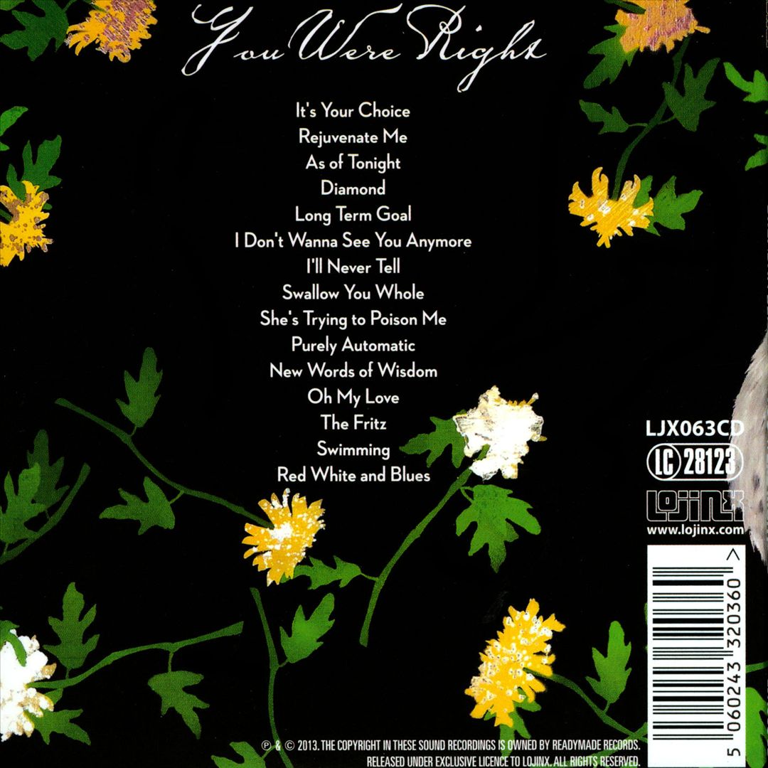 You Were Right cover art