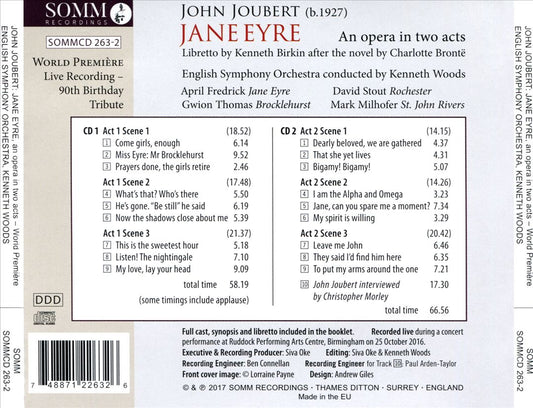 John Joubert: Jane Eyre cover art