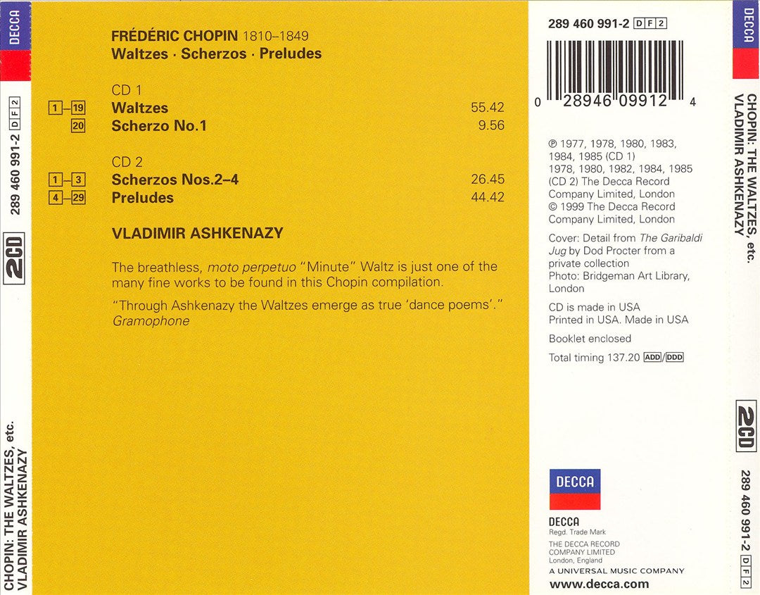 Chopin: Waltzes; 4 Scherzos; 26 Preludes cover art