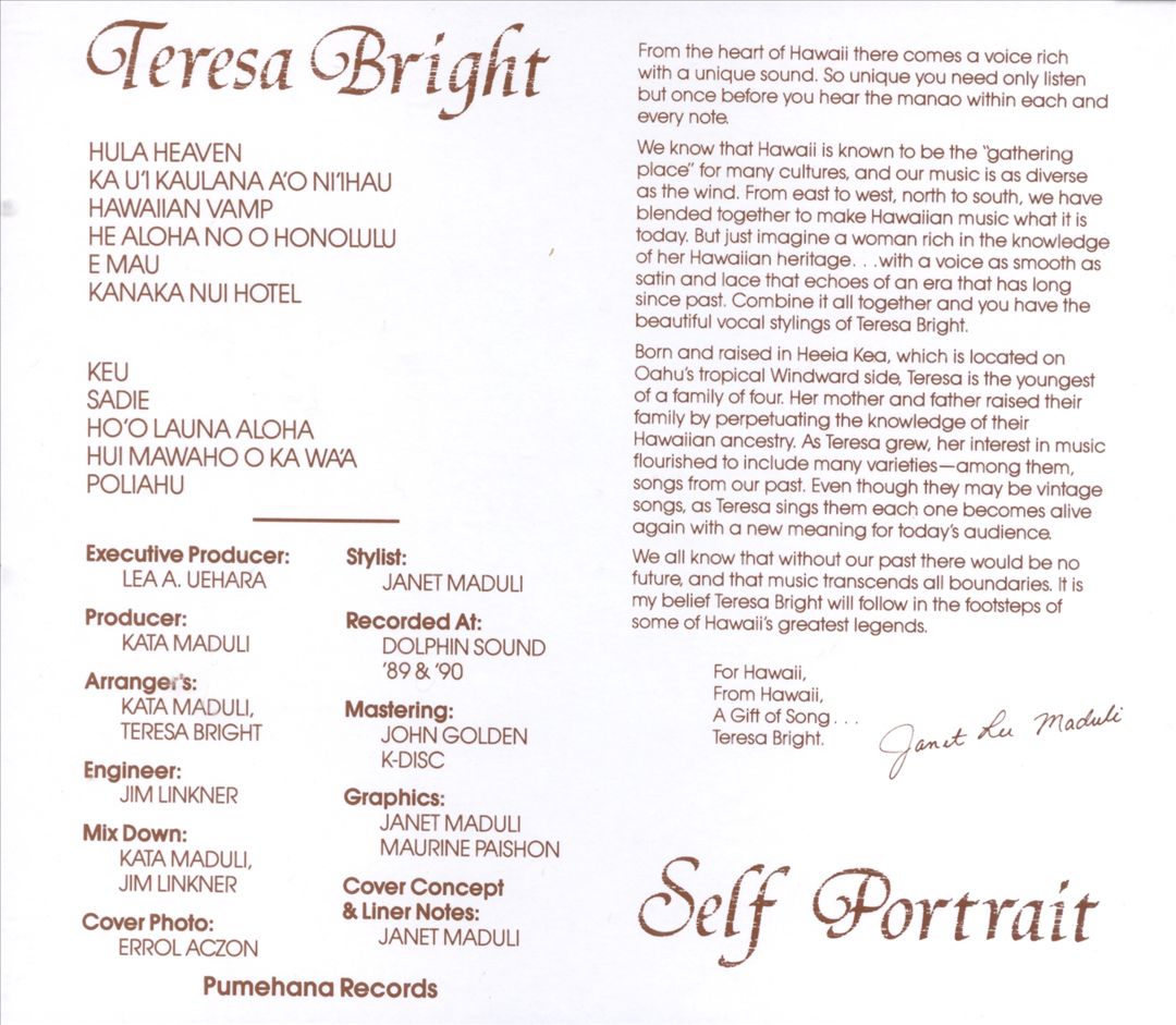 Self Portrait cover art