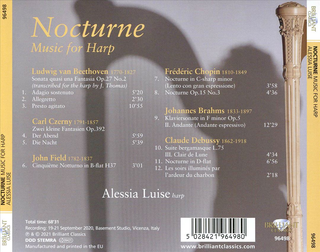 Nocturne:  Music for Harp cover art