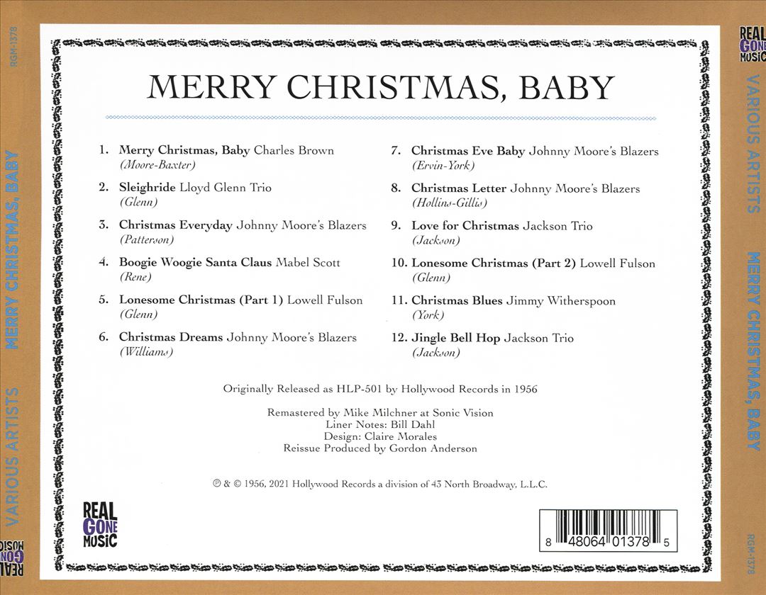 Merry Christmas Baby [Real Gone Music] cover art