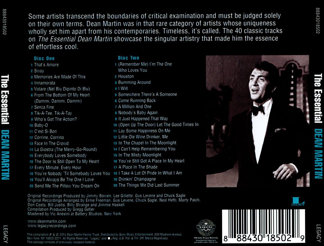 Essential Dean Martin [Sony] cover art