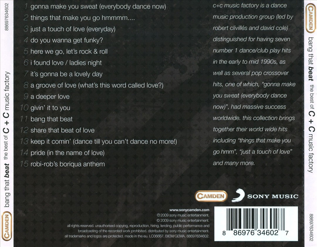 Bang That Beat: Best Of C&C Music Factory cover art