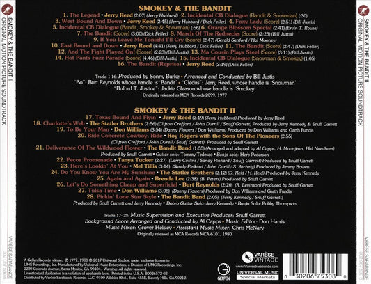 Smokey and the Bandit / Smokey and the Bandit II [Oirignal Motion Picture Soundtrack] [40th Anniversary Edition] cover art