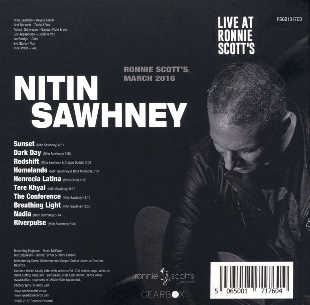 Live At Ronnie Scott's cover art