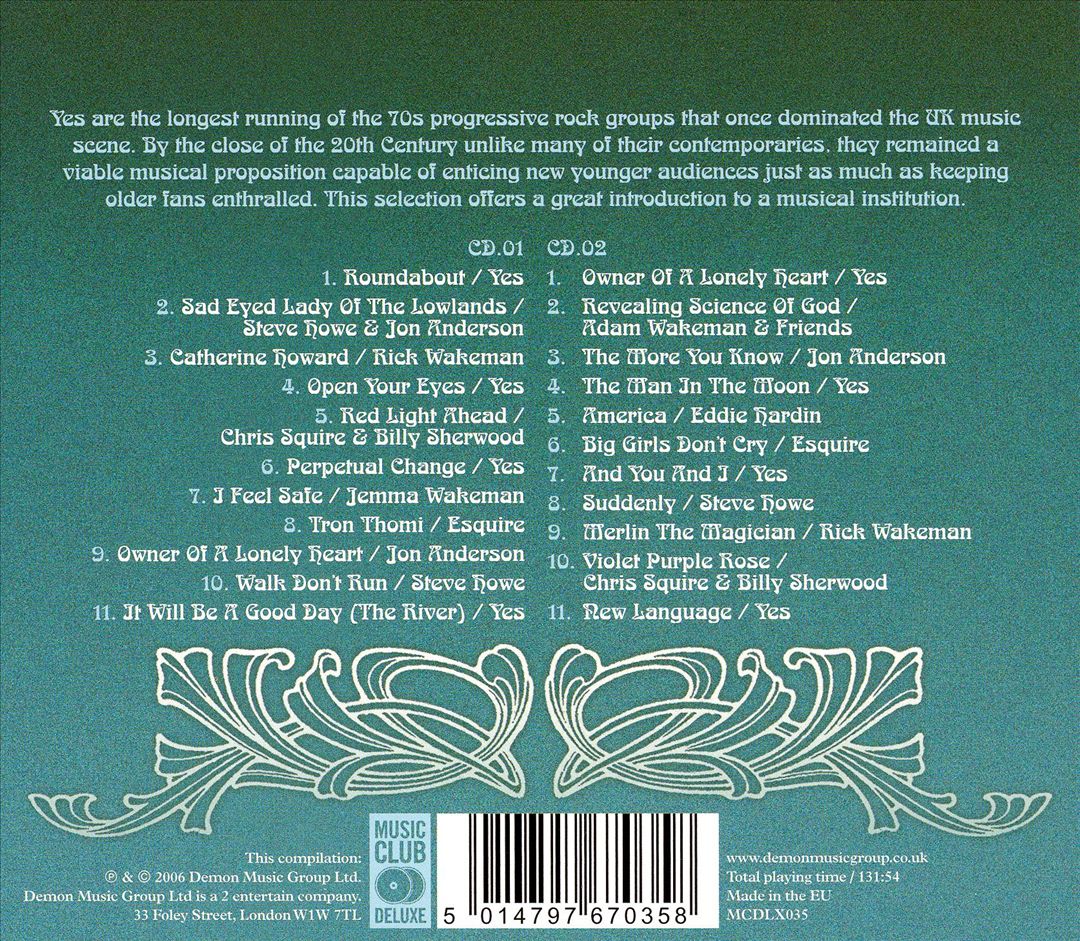 Yesstories: Group & Solo Tales cover art