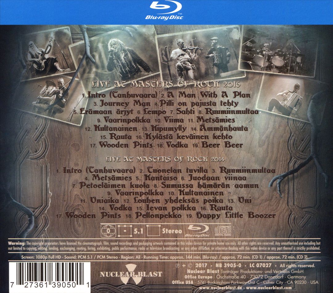 Live at Masters of Rock cover art
