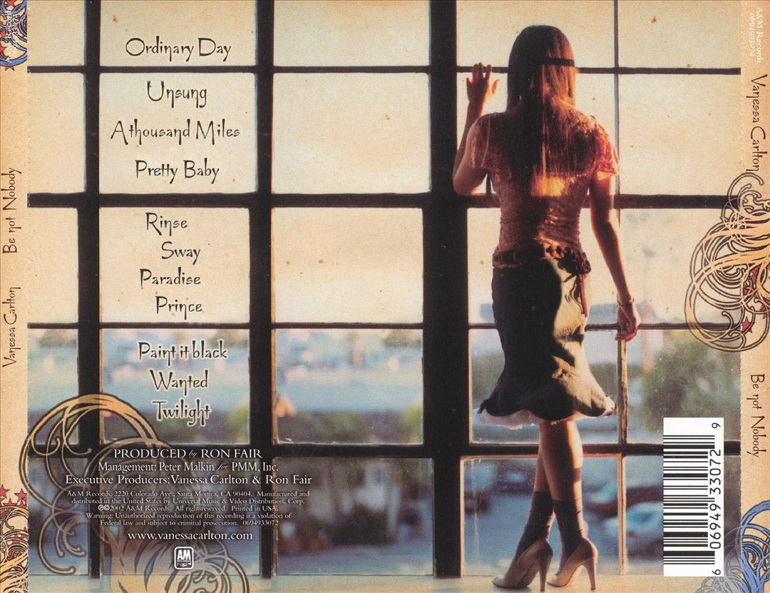 Be Not Nobody cover art