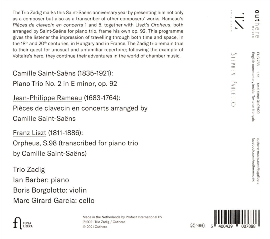 Orpheus: Hommage à Saint-Saëns cover art