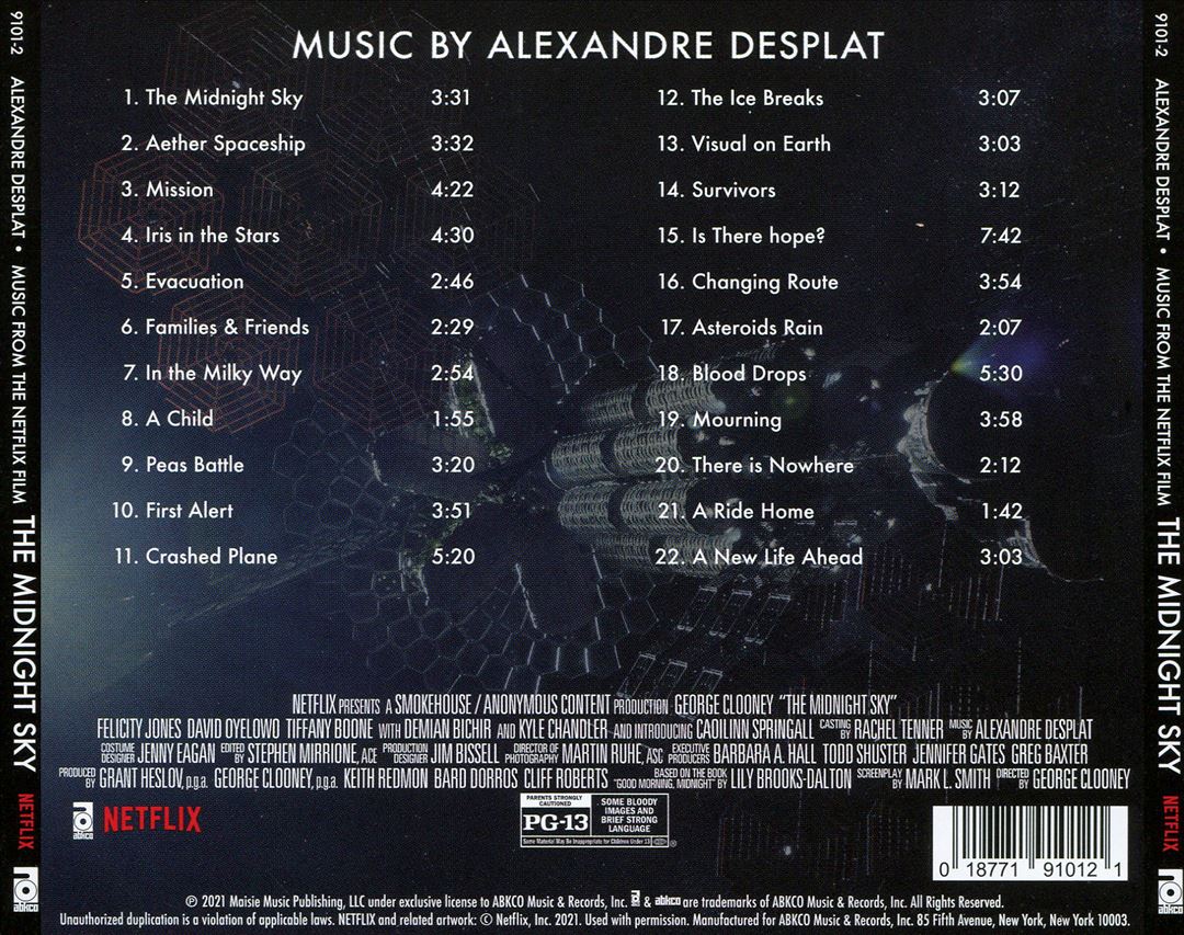 Midnight Sky [Music from the Netflix Film ] cover art
