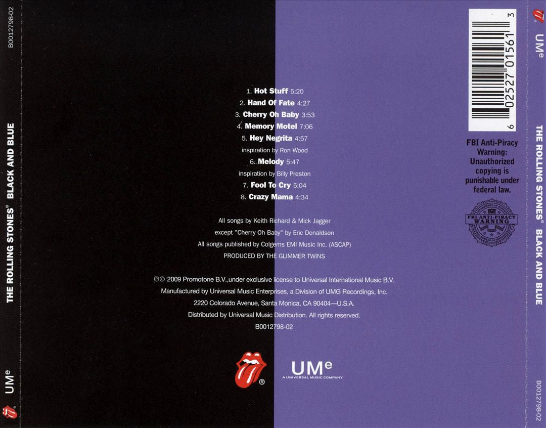 Black and Blue cover art