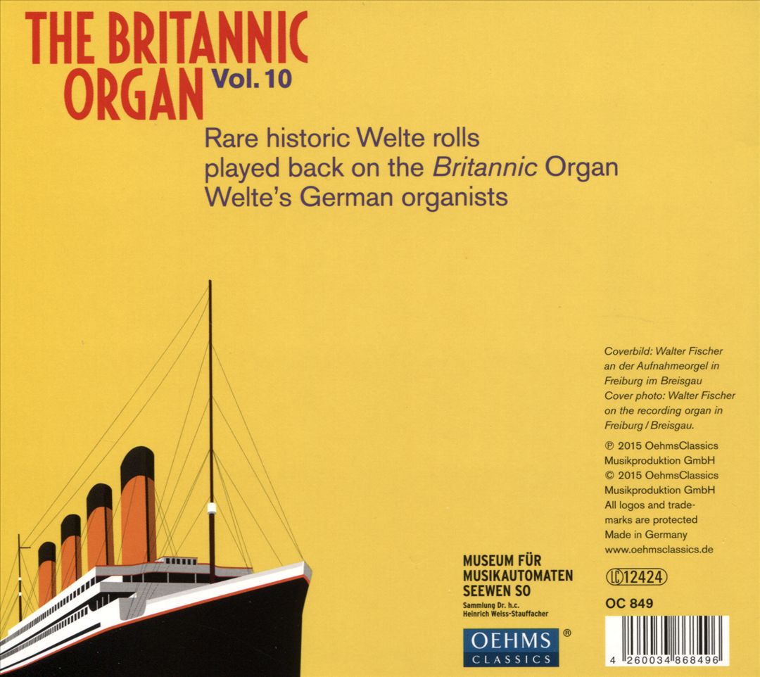 Britannic Organ, Vol. 10 cover art