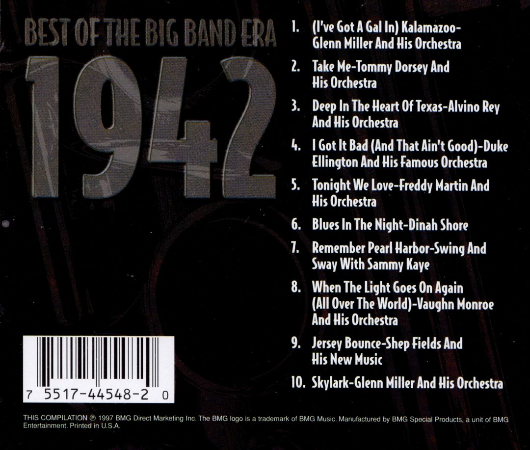 Best of Big Band 1942 cover art