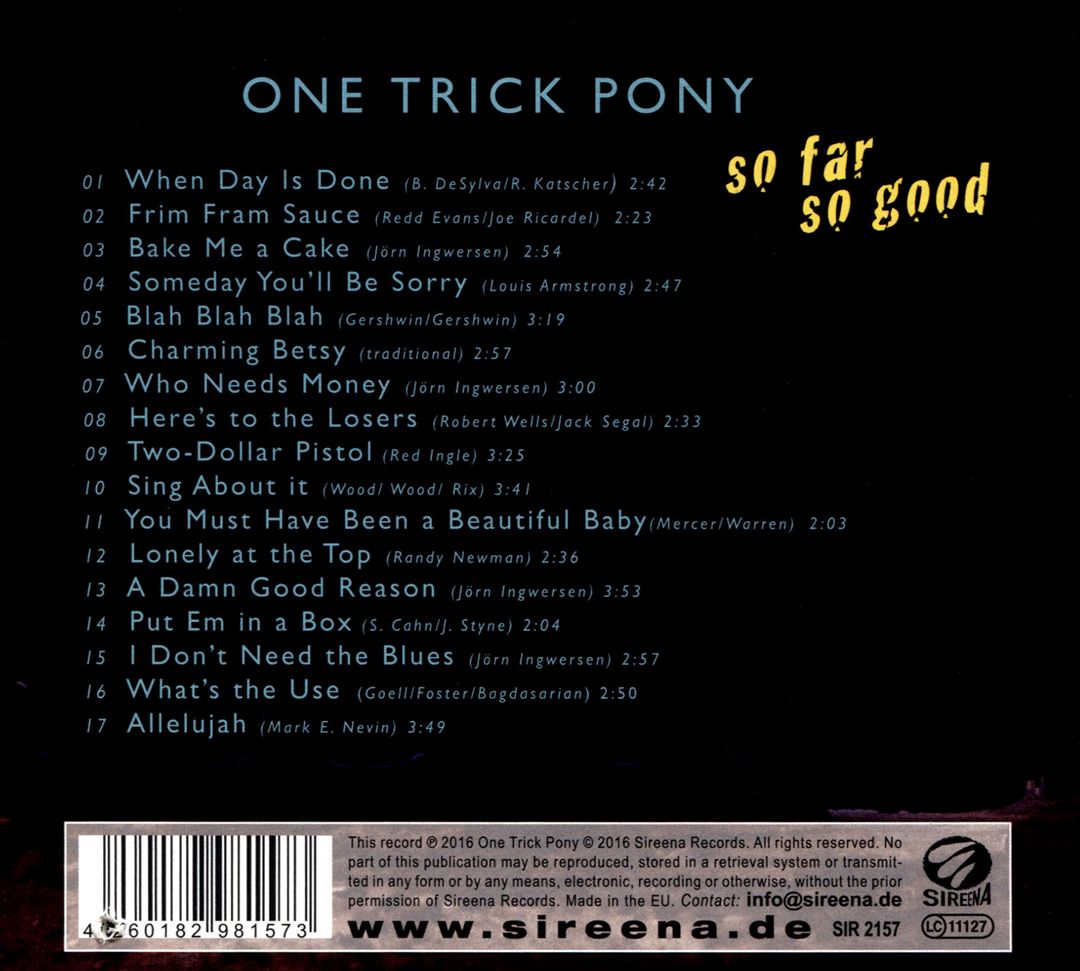 So Far So Good cover art