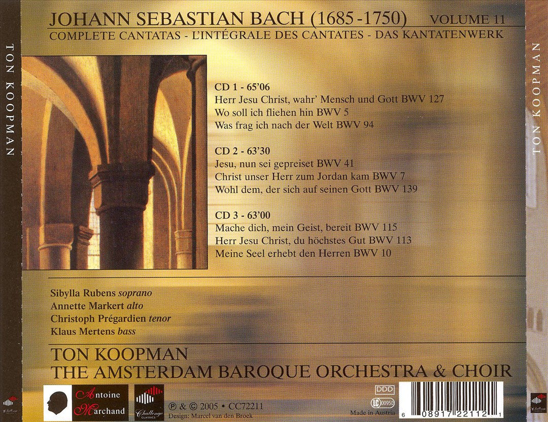 J.S. Bach: Cantatas, Vol. 11 cover art