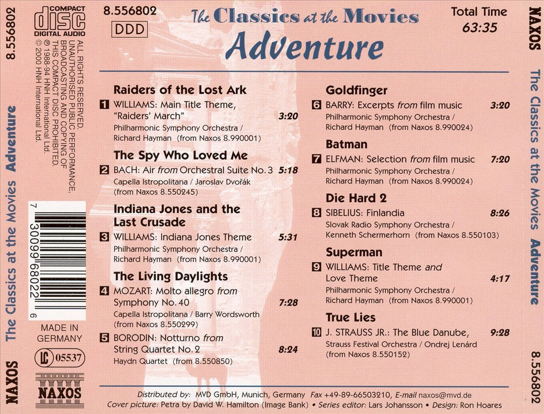 Classics at the Movies: Adventure cover art