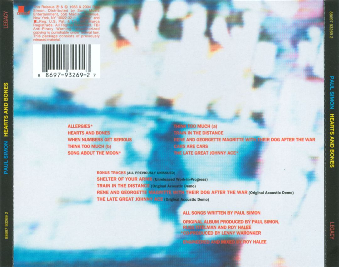 Hearts and Bones cover art