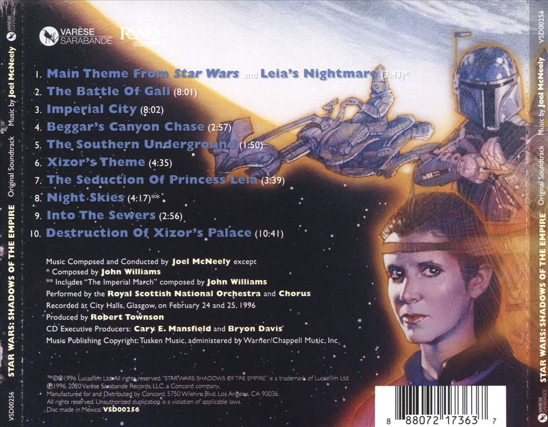 Star Wars: Shadows of the Empire [Original Game Soundtrack] cover art