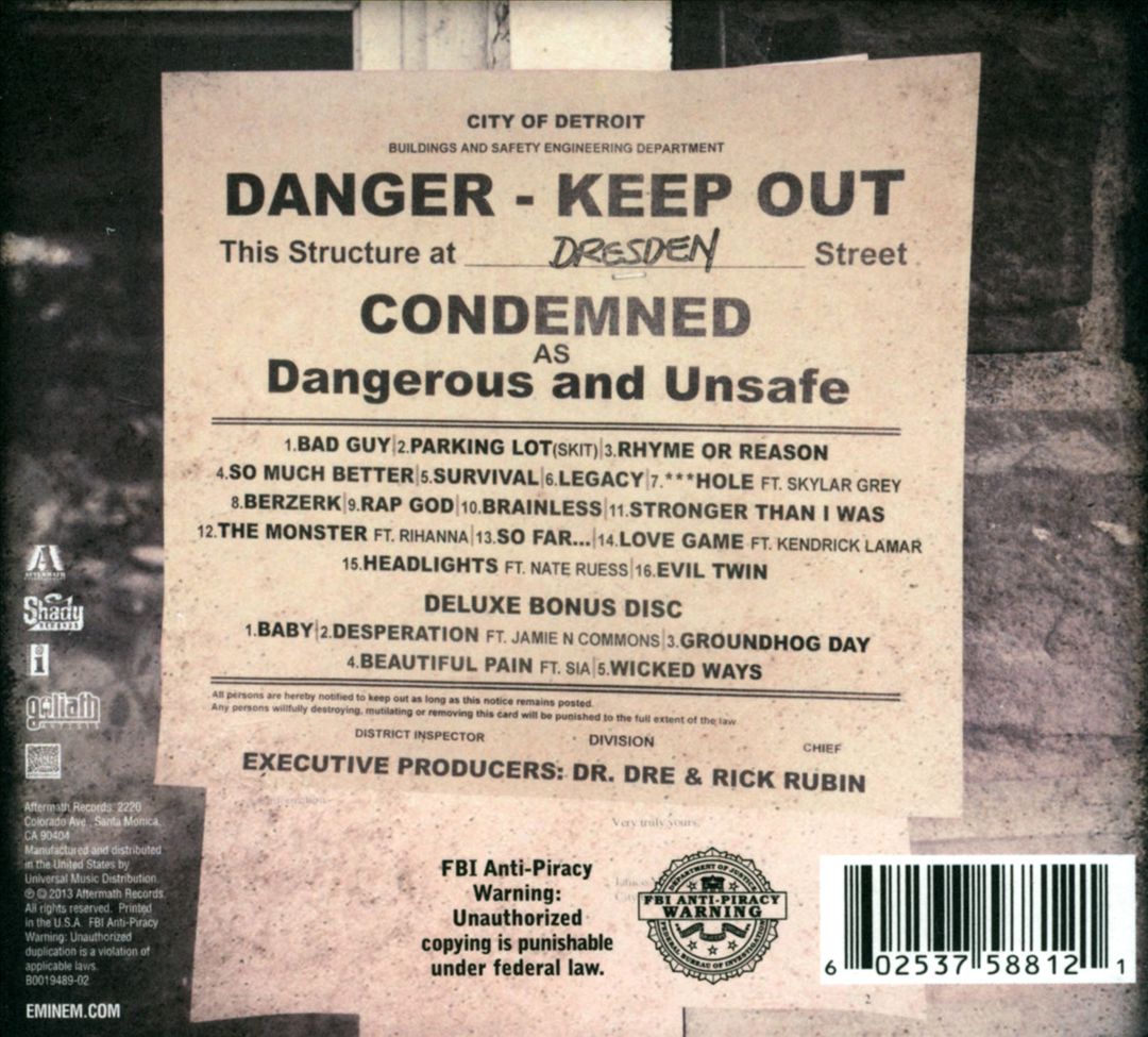 The Marshall Mathers LP2 [Deluxe Edition] cover art